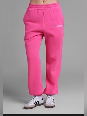 Hot Pink Comfrt Sweatpants